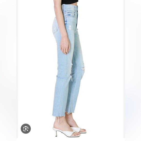 MOTHER Jeans - High Waisted Rider Jeans in Island Afterhours Wash - Picture 2 of 4